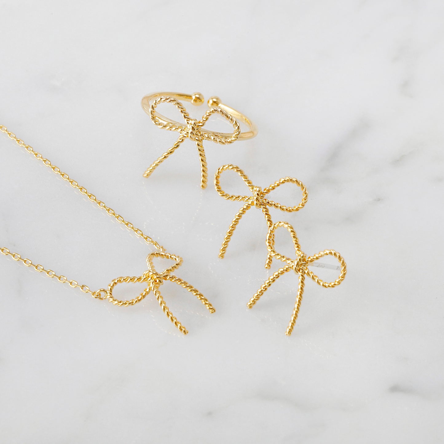 Twisted Bow Earrings