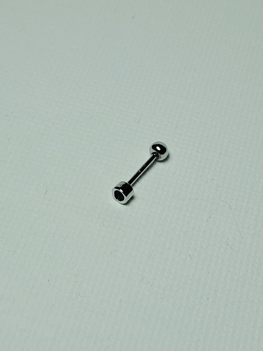 Black Enamel Accent Stud
