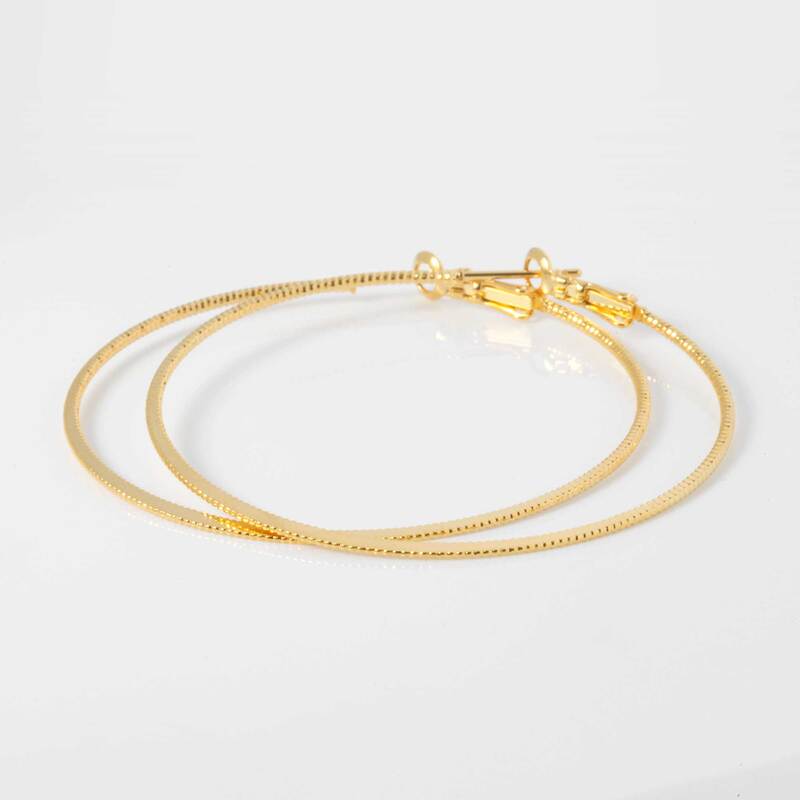 Twisted Hoop Earrings