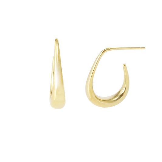 Teardrop Hoops Earrings