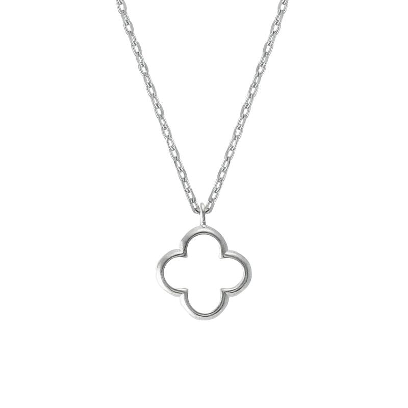 Wire Clover Necklace