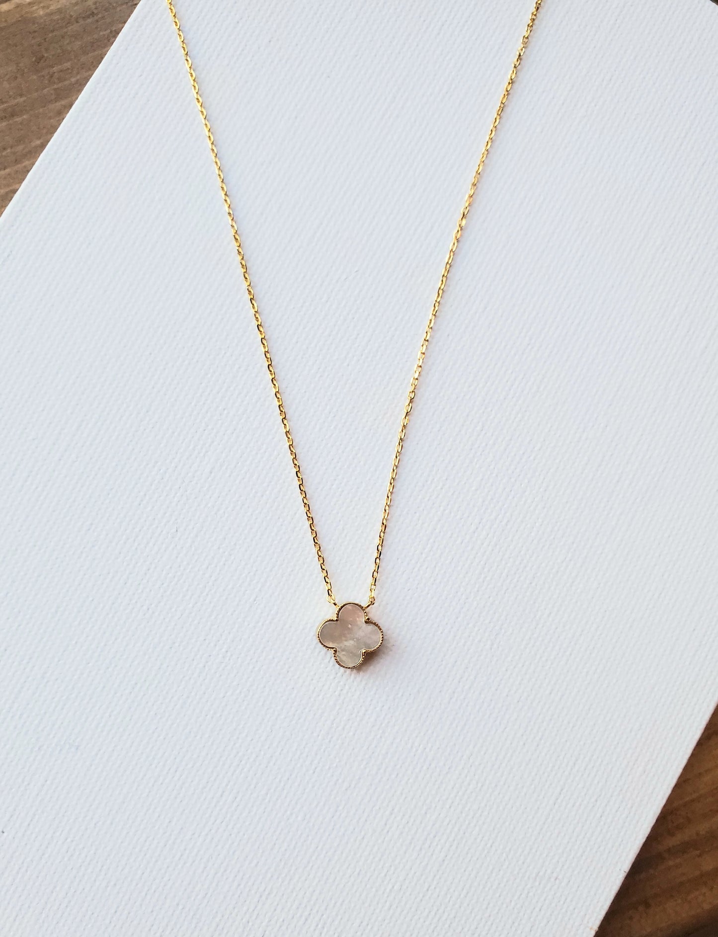 Lucky Duo Clover Necklace