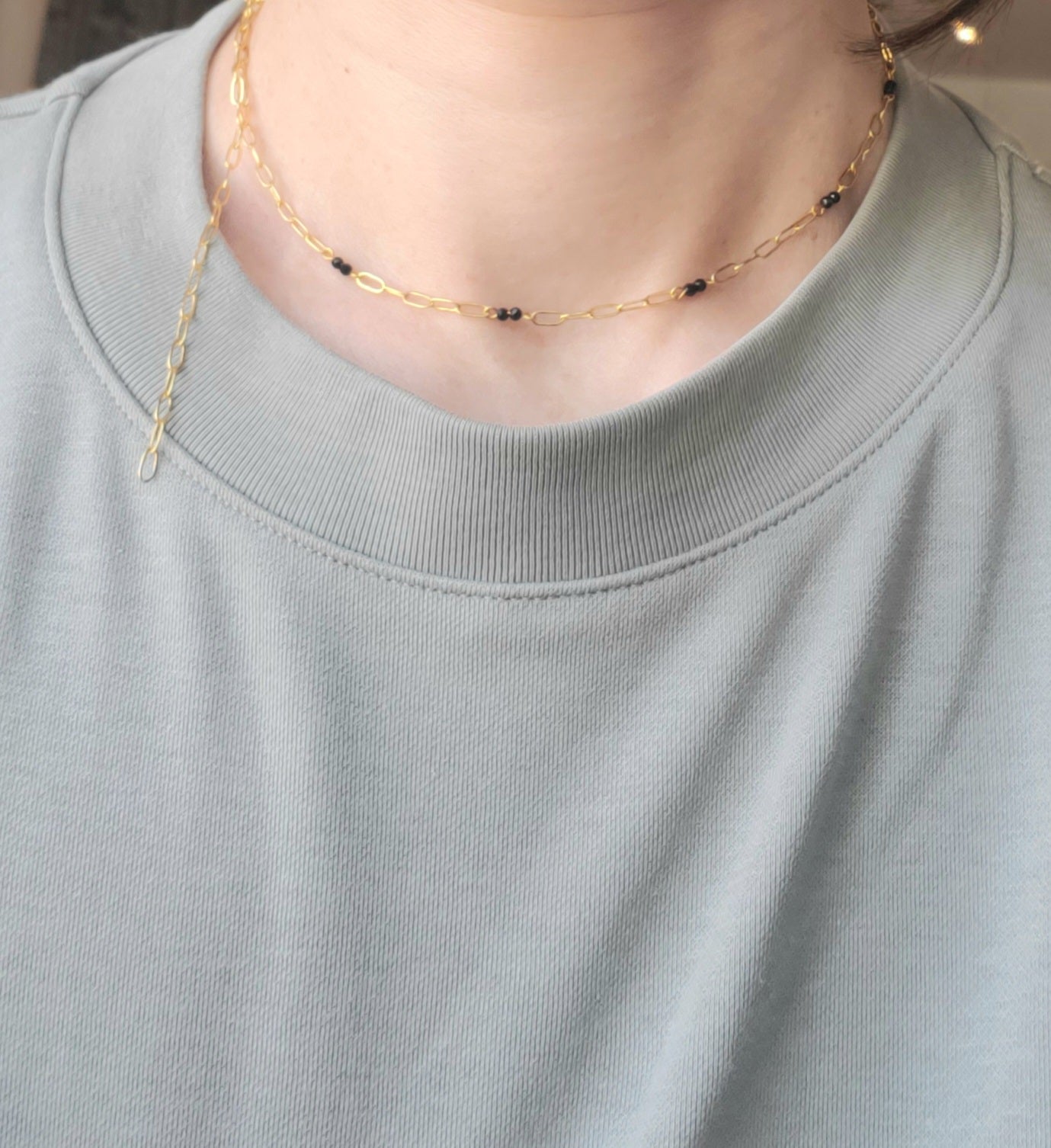 Onyx Trace Necklace