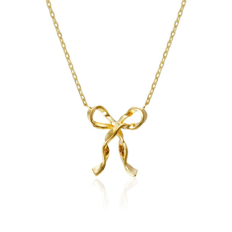 Delicate Bow Necklace