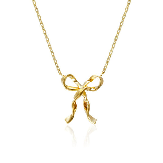 Delicate Bow Necklace