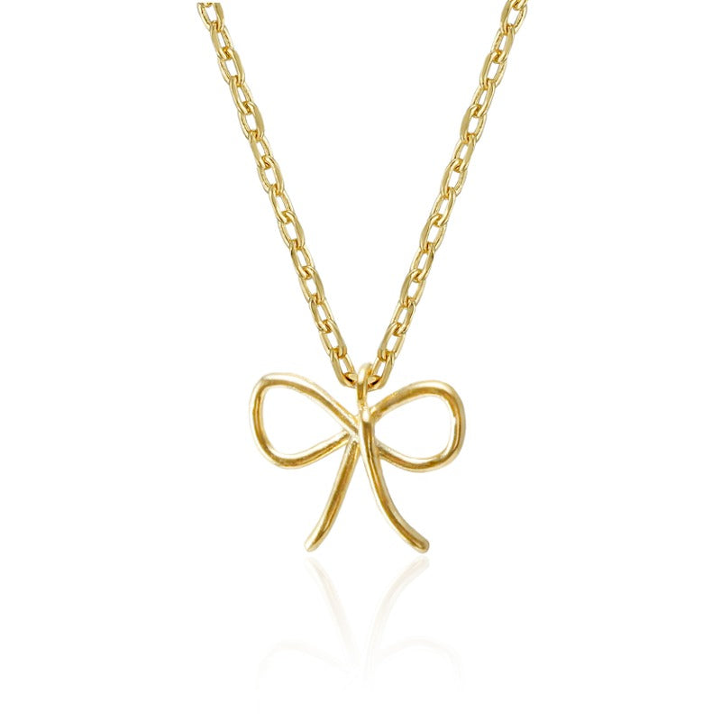 Wire Ribbon Necklace