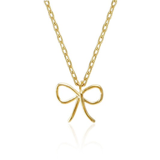 Wire Ribbon Necklace