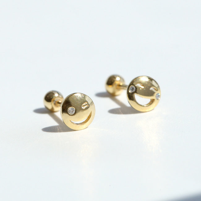 Smiley Face Stud