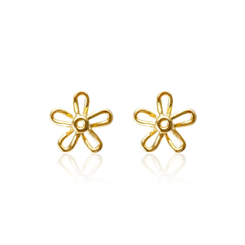 Flower Wire Earrings