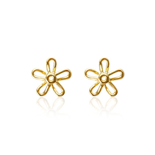 Flower Wire Earrings