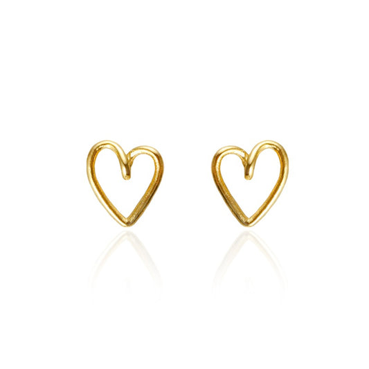 Heart Wire Earrings