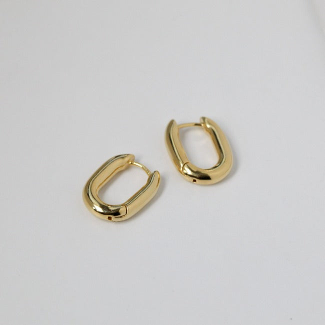 Bold Oblong Hoops