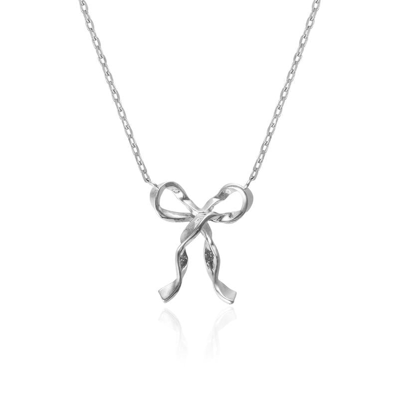 Delicate Bow Necklace