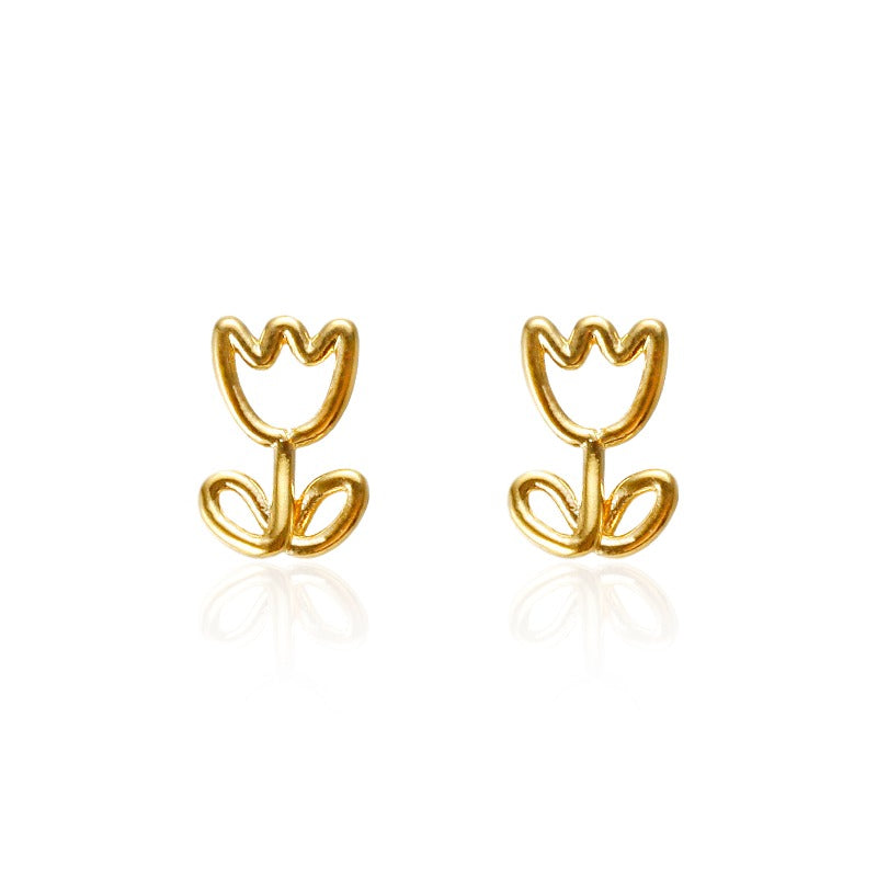 Tulip Wire Earrings
