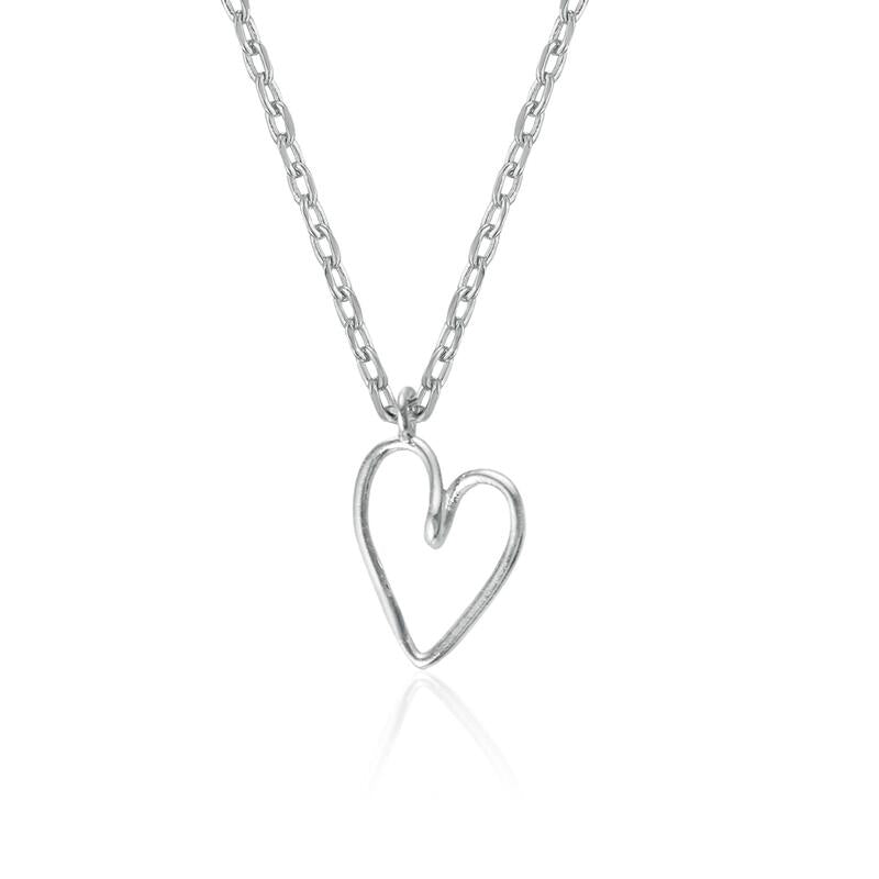 Wire Heart Necklace