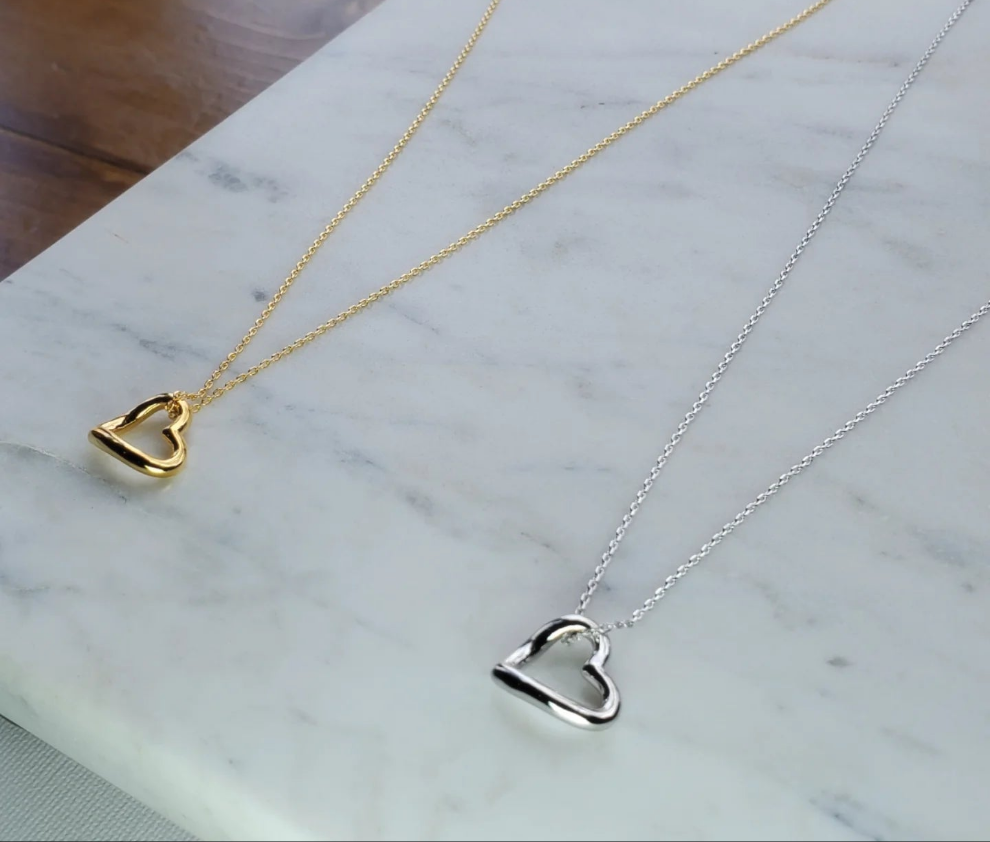 Flowing Heart Necklace