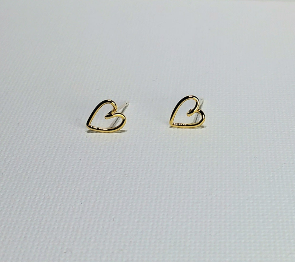 Heart Wire Earrings