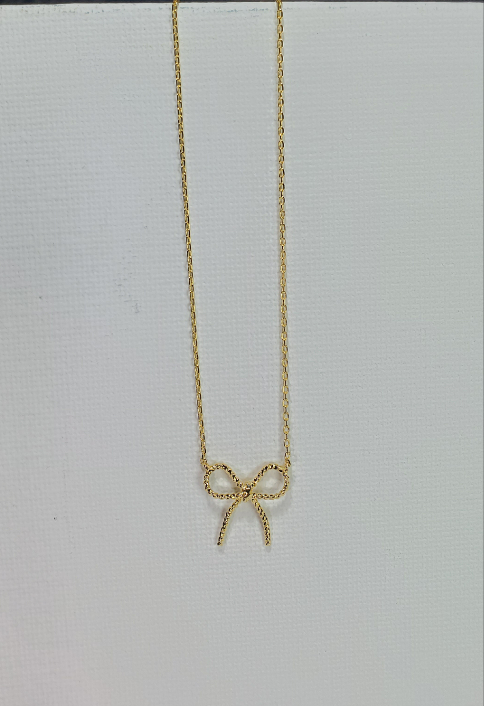 Twisted Bow Tie Necklace