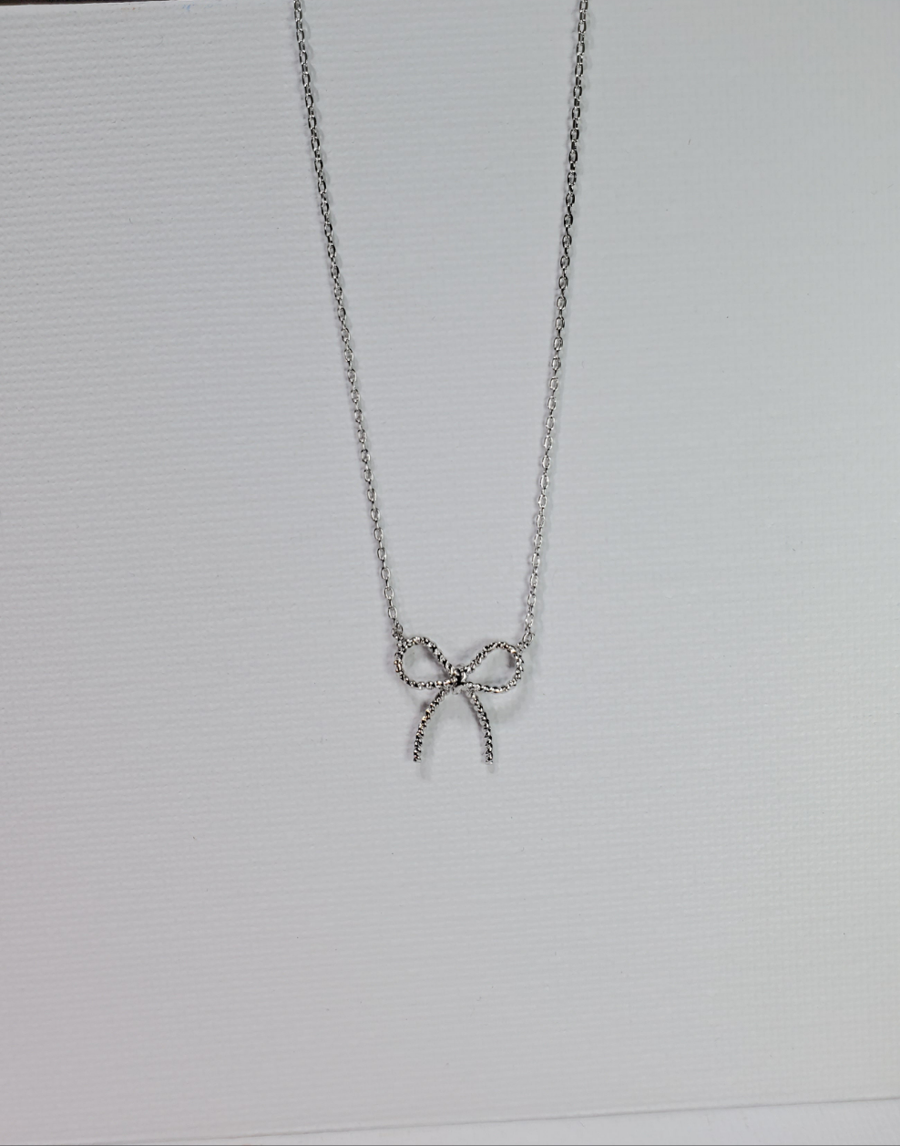 Twisted Bow Tie Necklace