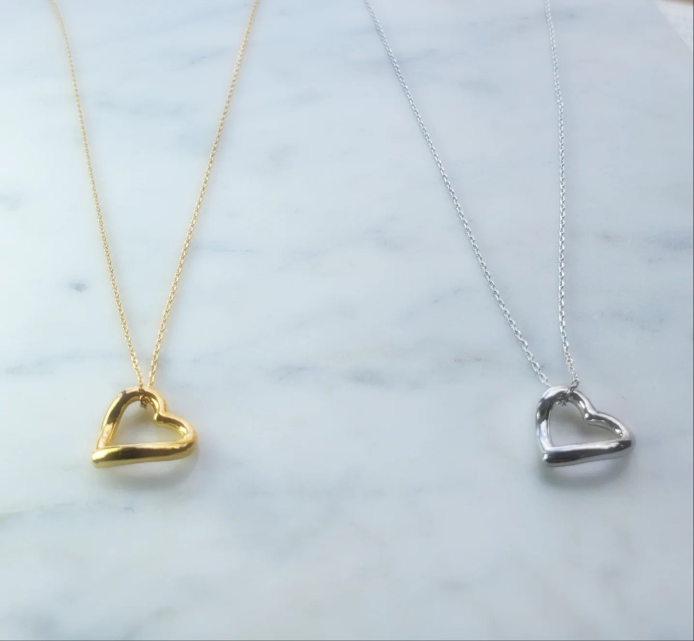 Flowing Heart Necklace