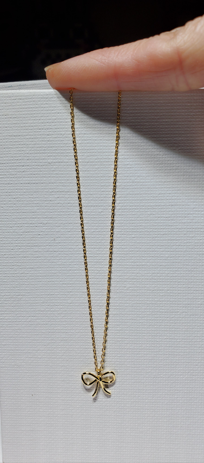 Wire Ribbon Necklace