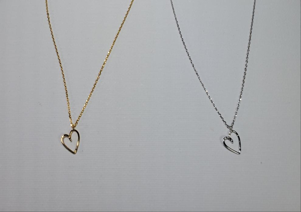 Wire Heart Necklace