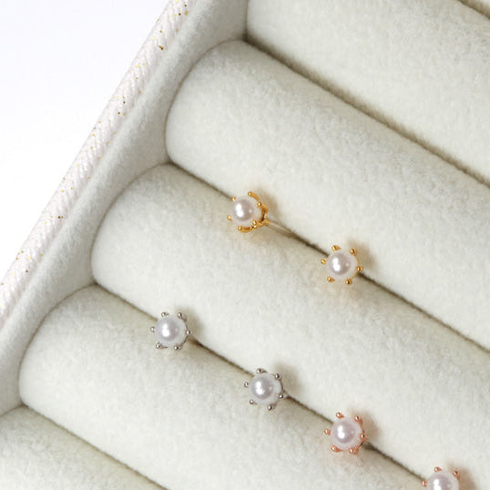 Classic Pearl Dots Earrings