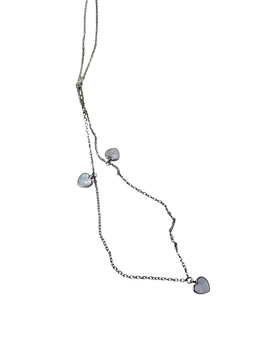 Triple Pearl Glow Necklace