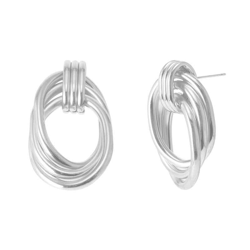 Chunky Knot Knocker Earrings