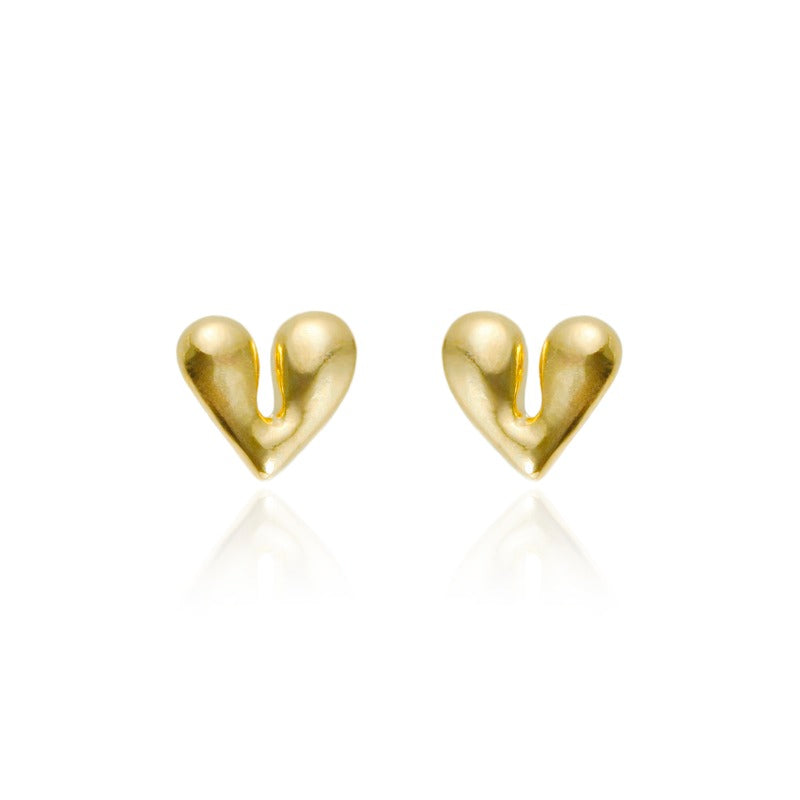 Teardrop Heart Earrings