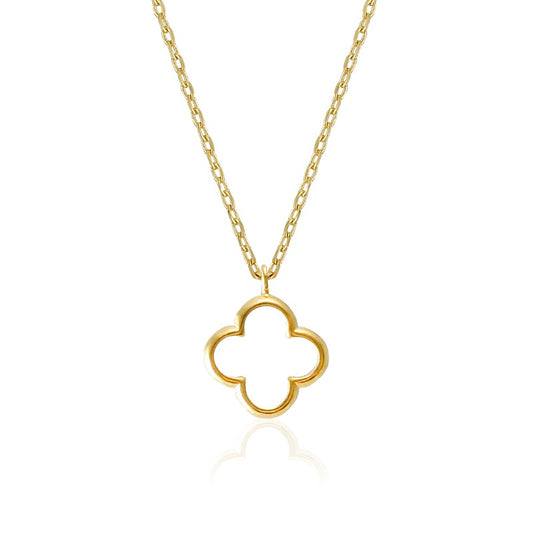 Wire Clover Necklace