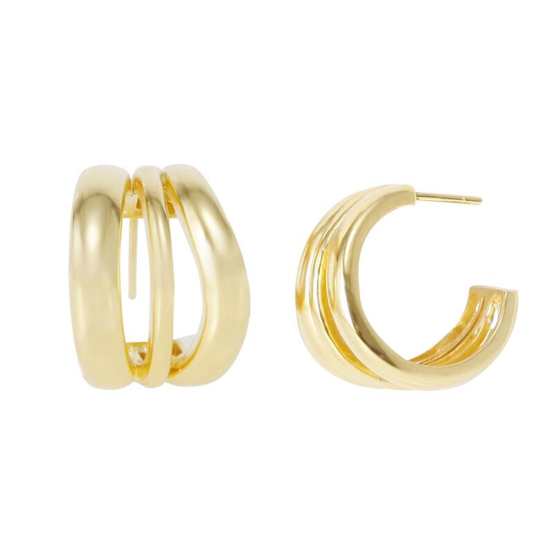 Curved Triple Row Hoops