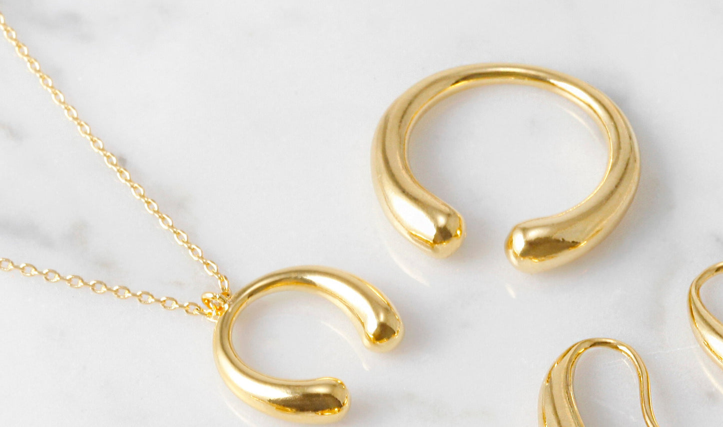 Statement Open Dome Ring