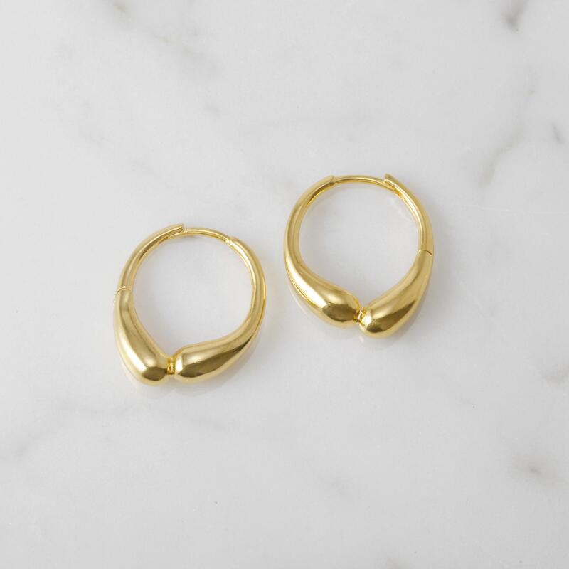 Embrace Teardrop Hoops
