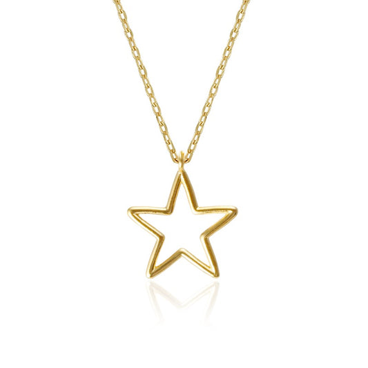 Wire Star Necklace