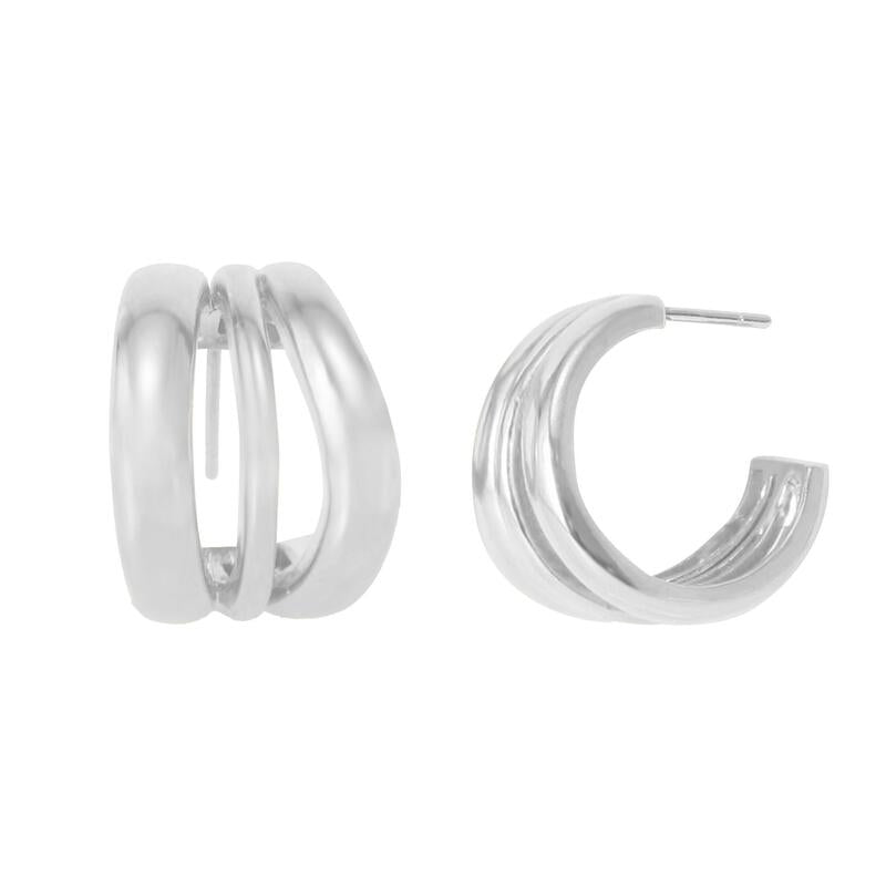 Curved Triple Row Hoops