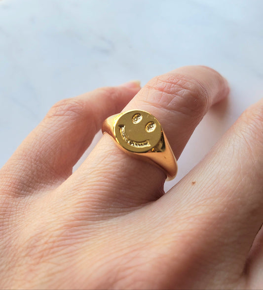 Smiley Face Ring