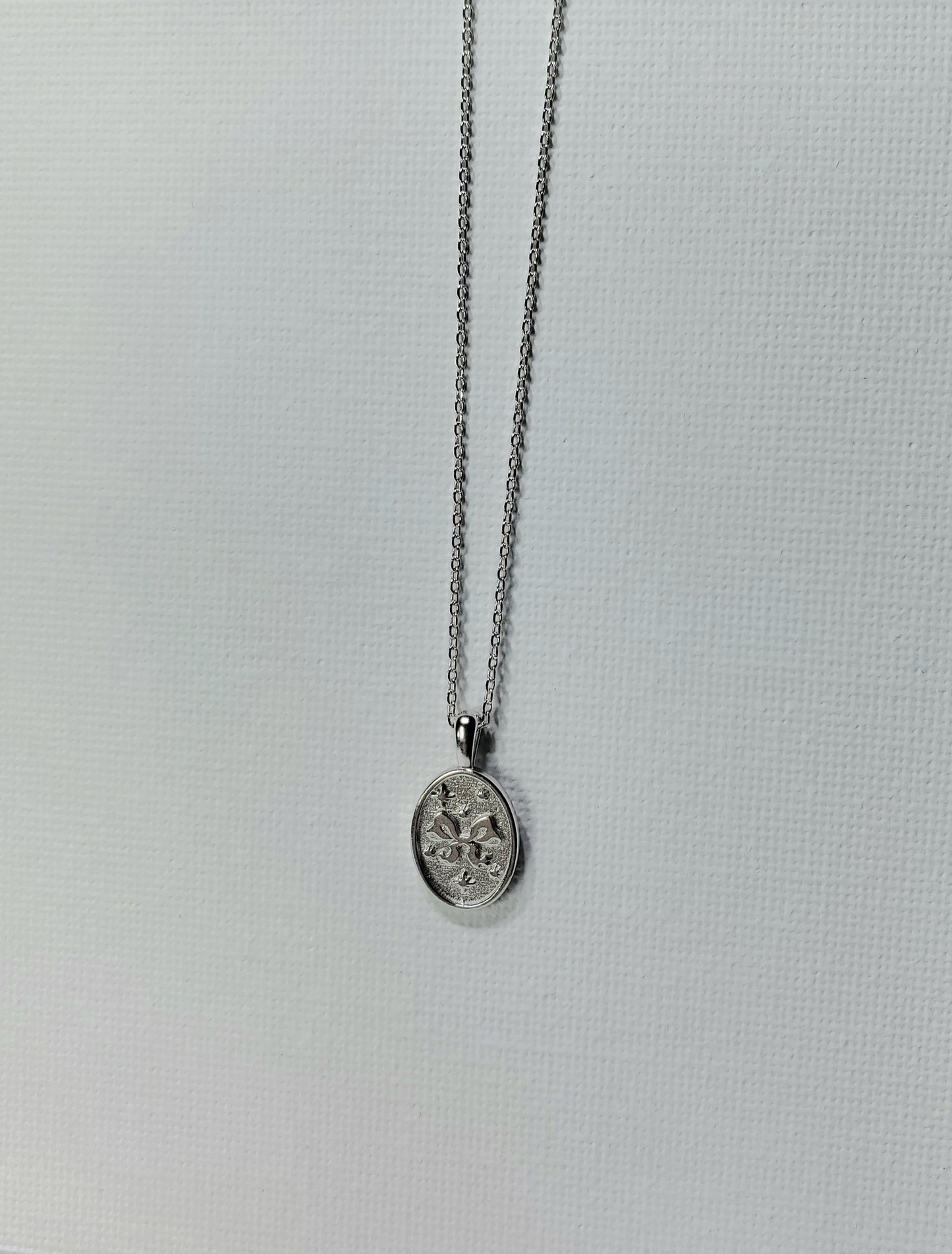 Delicate Carved Ribbon Necklace