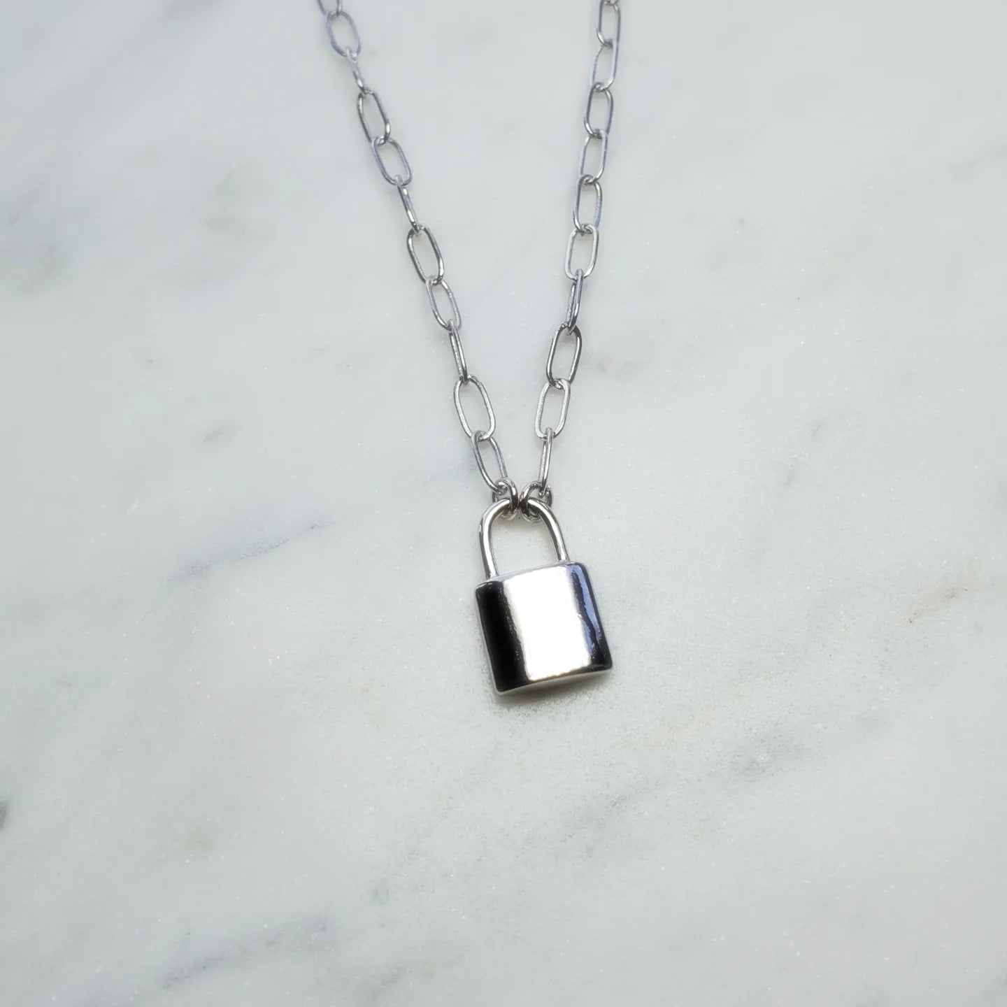 Padlock Chain Necklace