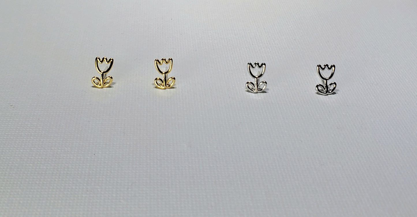 Tulip Wire Earrings