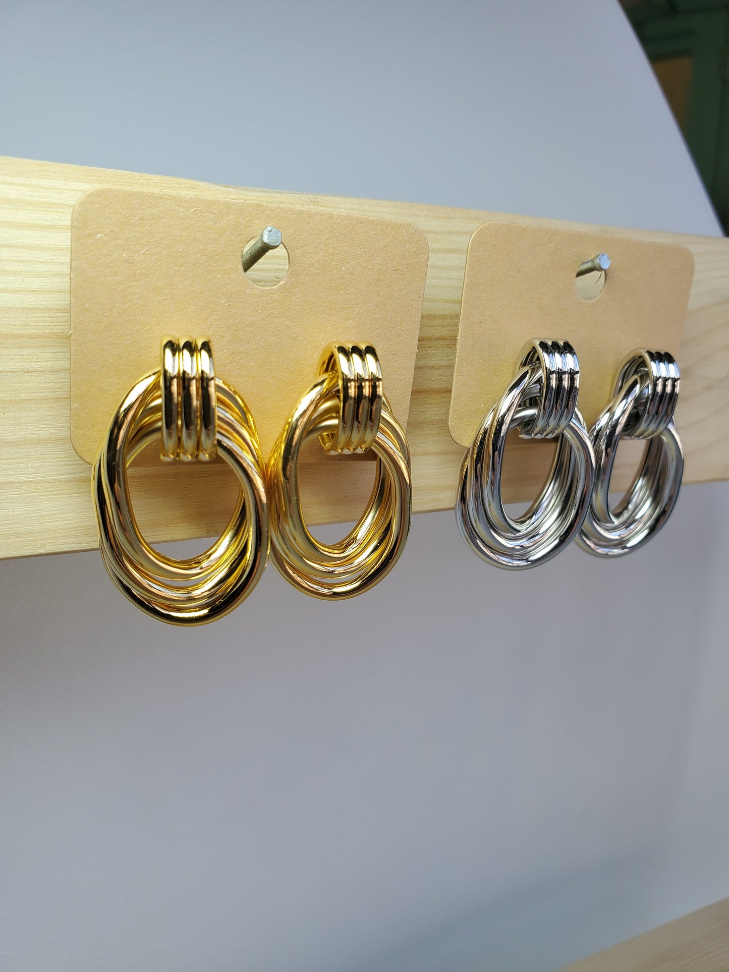 Chunky Knot Knocker Earrings