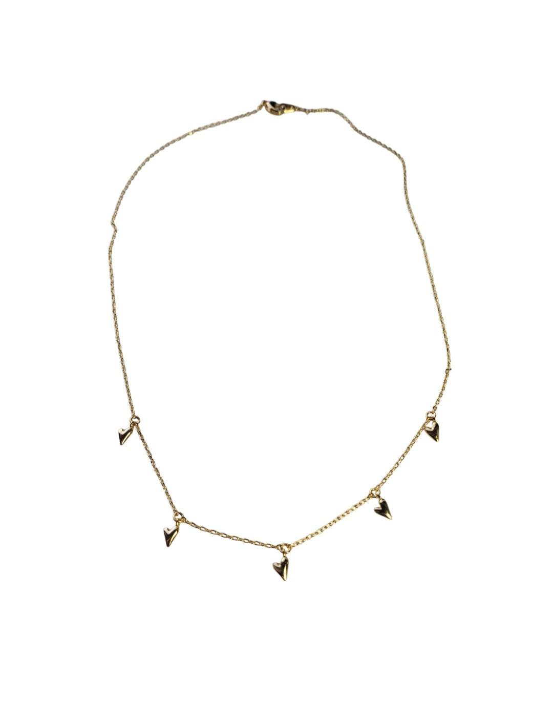 Multiple Heart Charms Necklace