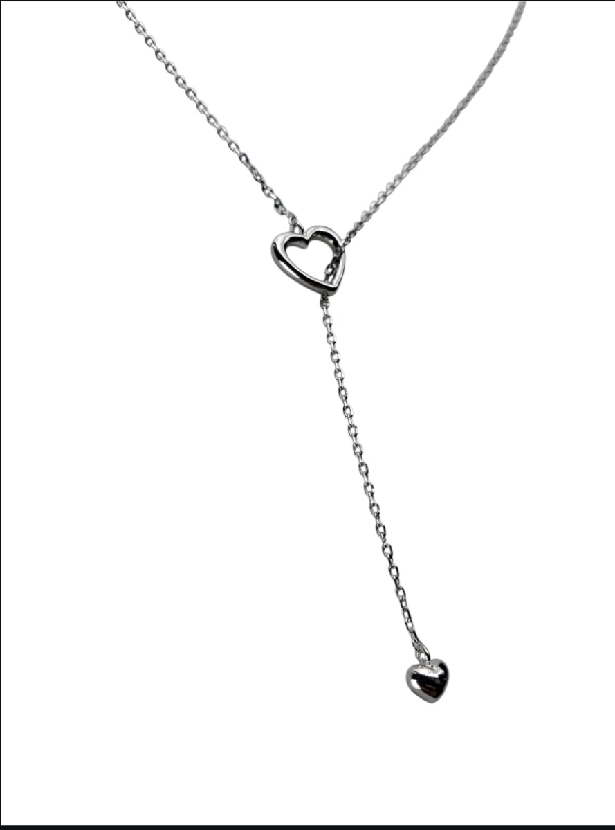 Falling Heart Necklace