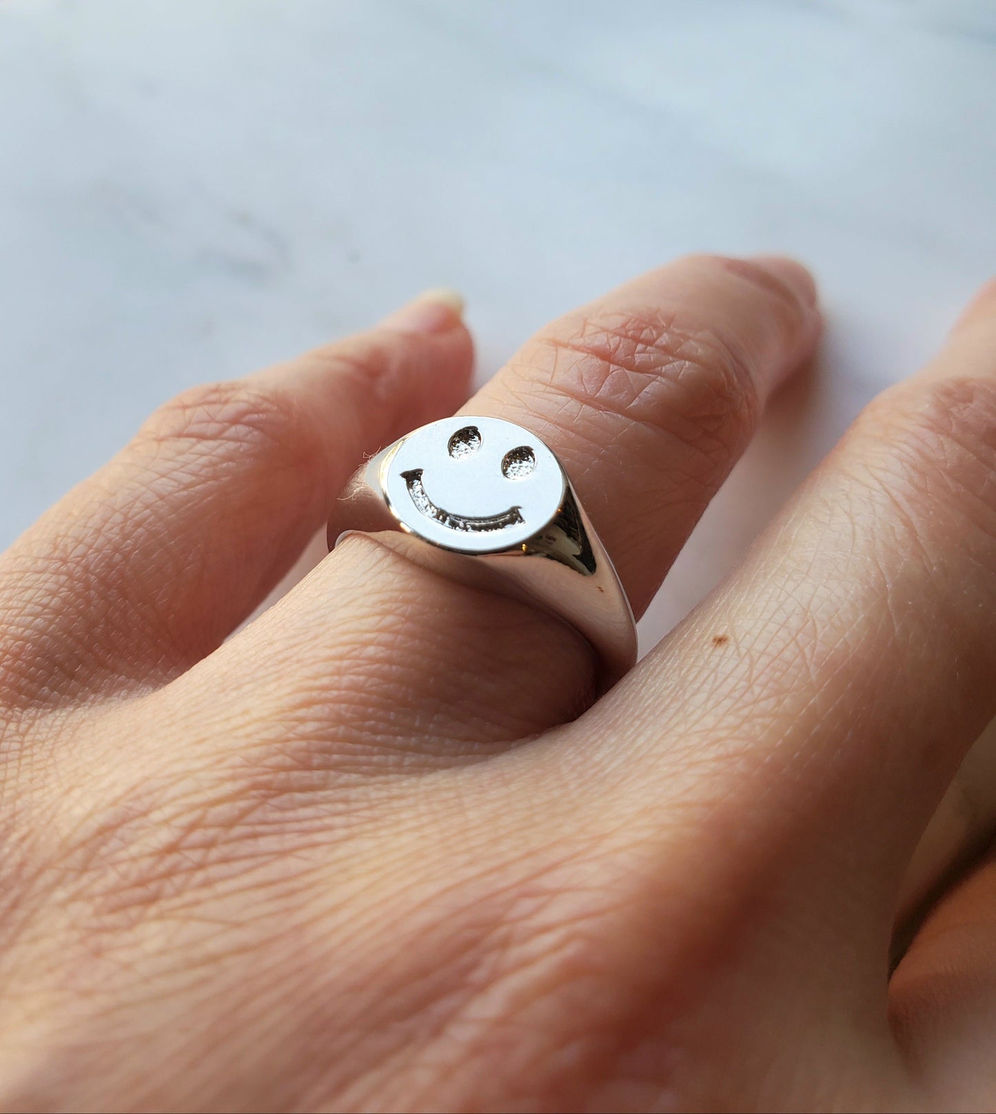 Smiley Face Ring
