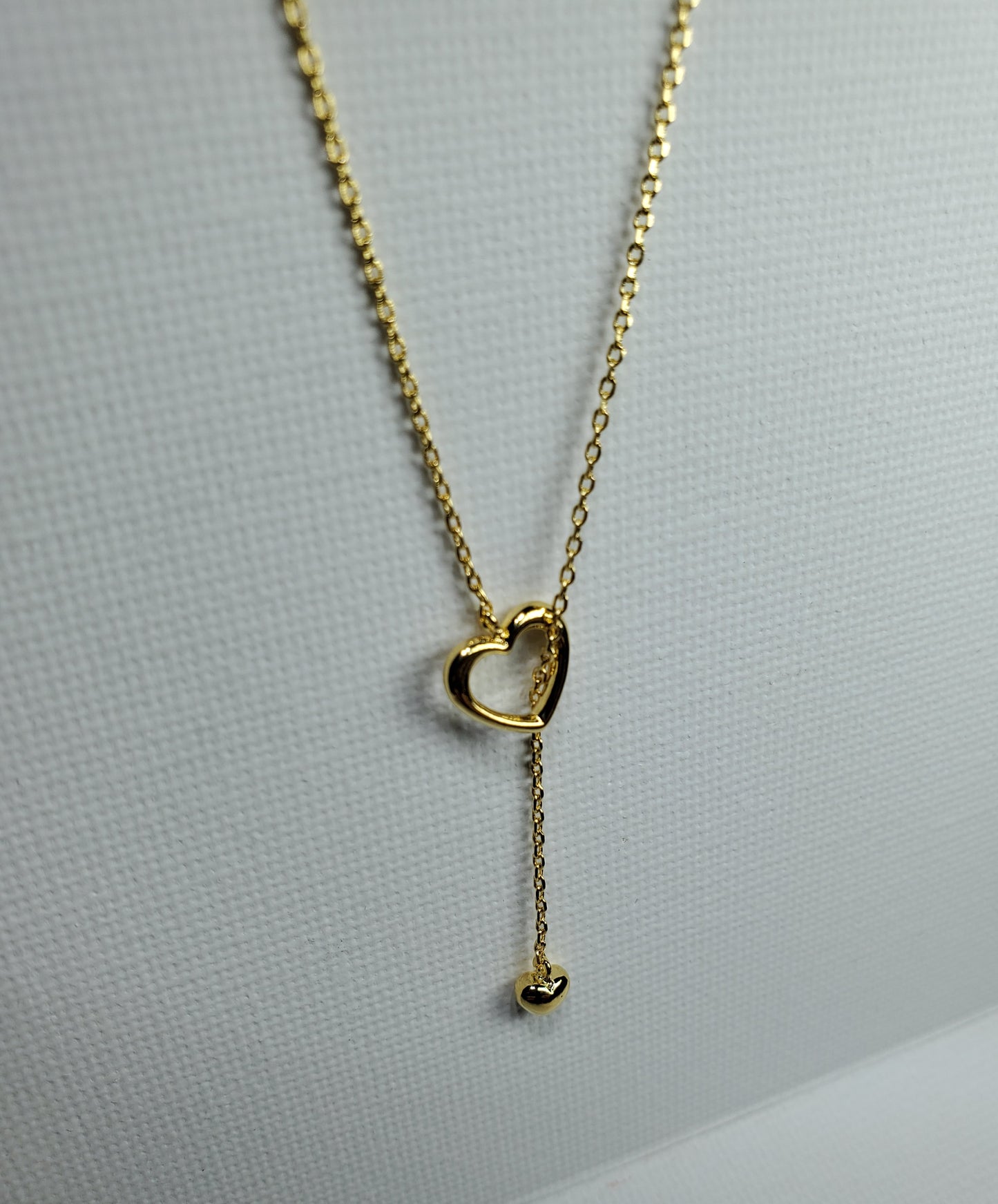 Falling Heart Necklace